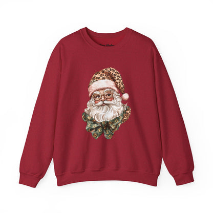 Cheetah Santa Crewneck - Gildan