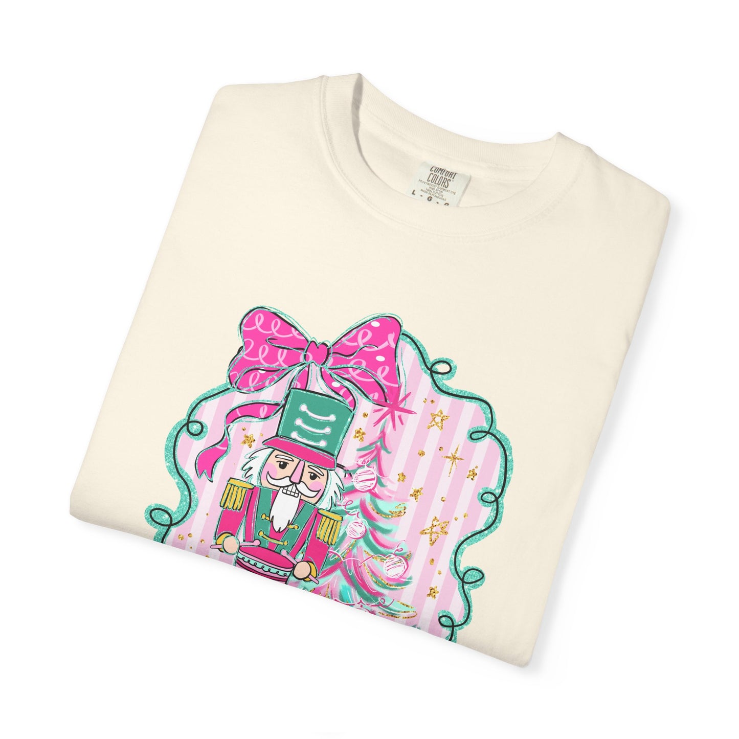 Pink Bow Nutcracker Tee - Comfort Colors