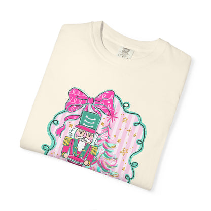 Pink Bow Nutcracker Tee - Comfort Colors