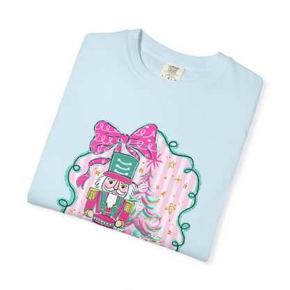 Pink Bow Nutcracker Tee - Comfort Colors