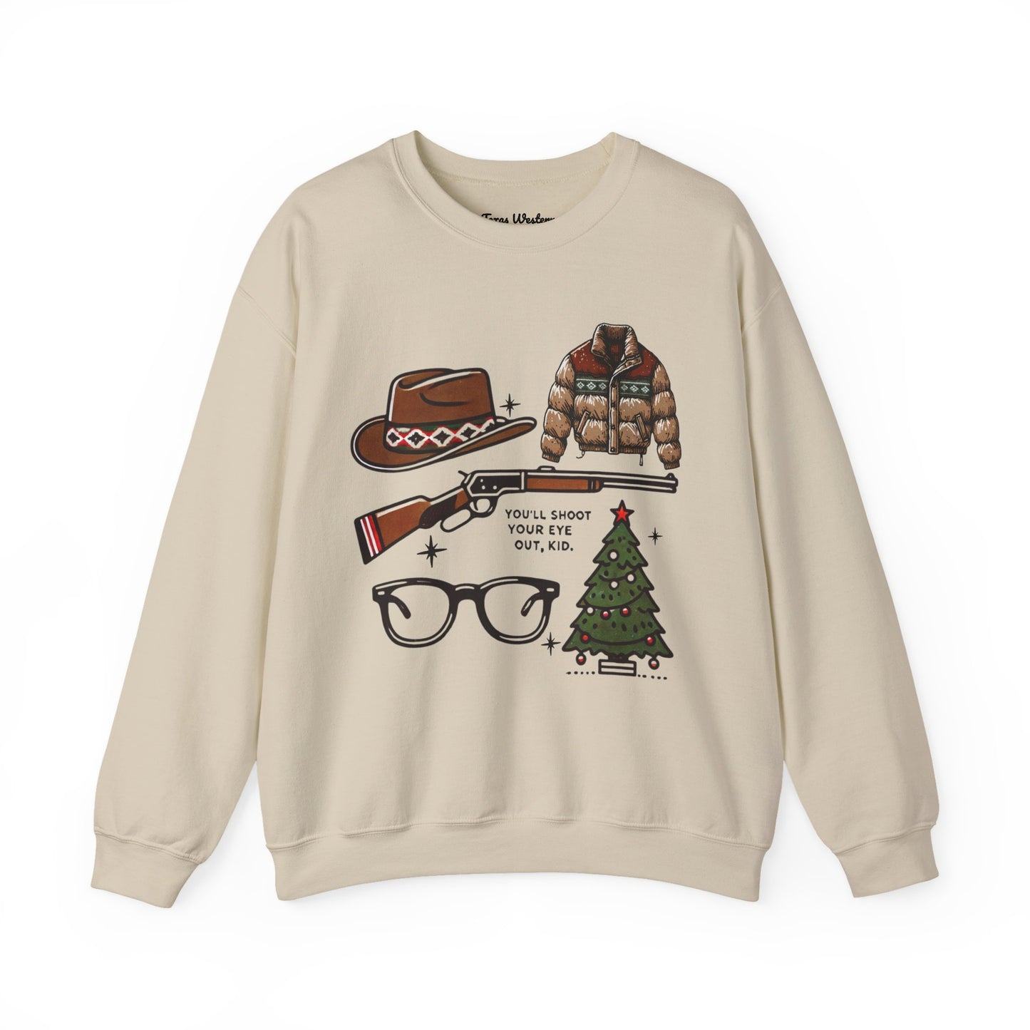 Shoot Your Eye Out Crewneck - Gildan