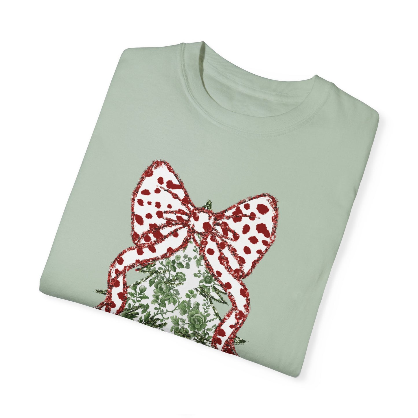 Glitter Christmas Tree Tee - Comfort Colors