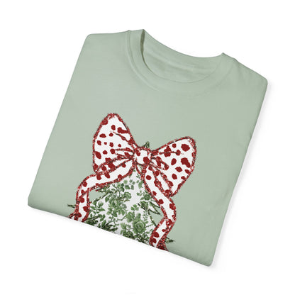 Glitter Christmas Tree Tee - Comfort Colors