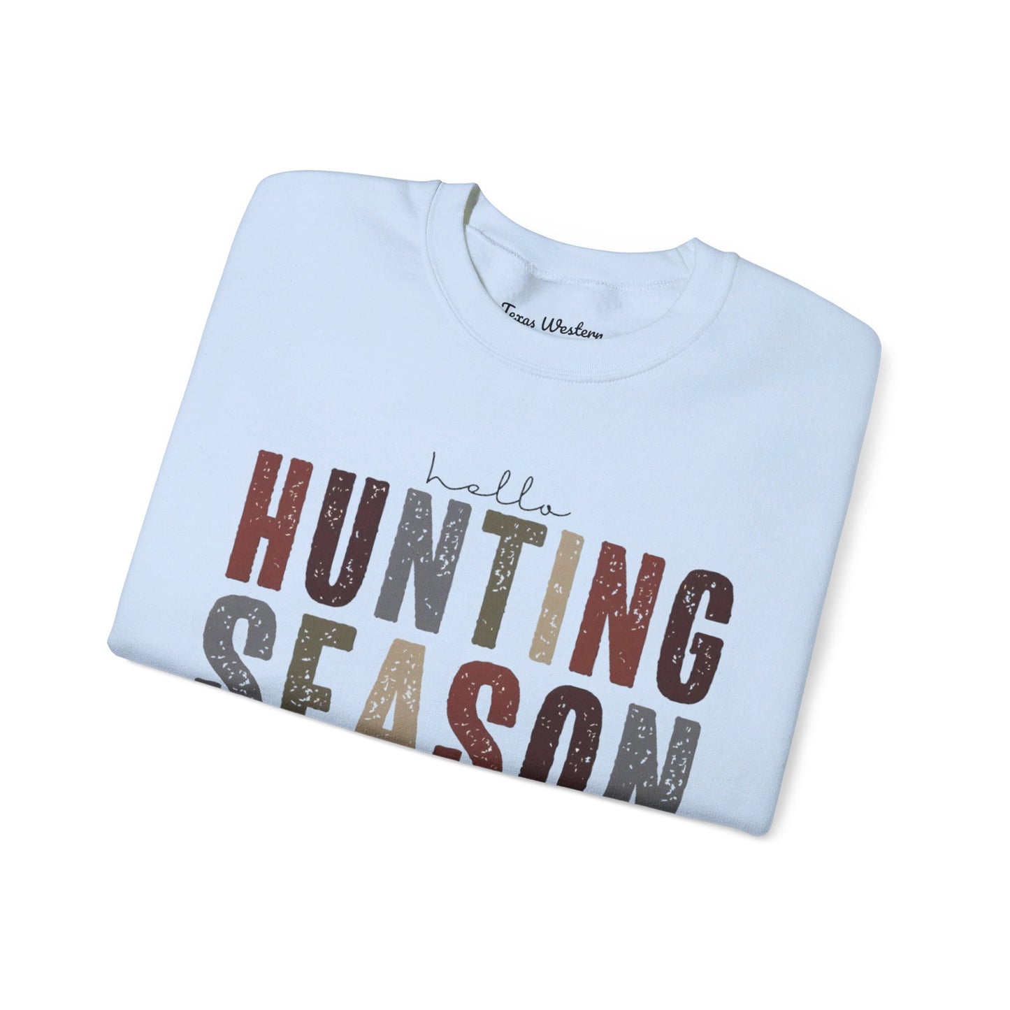 Hello Hunting Season Crewneck - Gildan