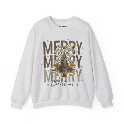 Camo Merry Christmas Crewneck - Gildan
