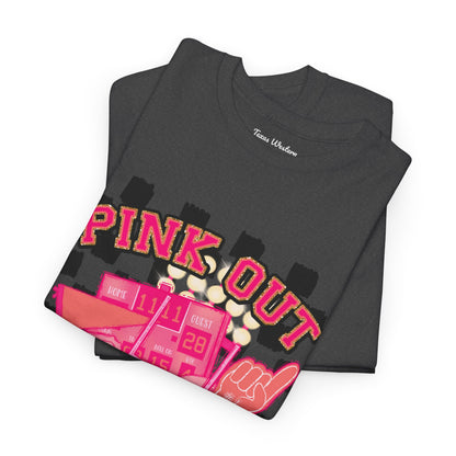 Pink Out Hawks Tee - Gildan