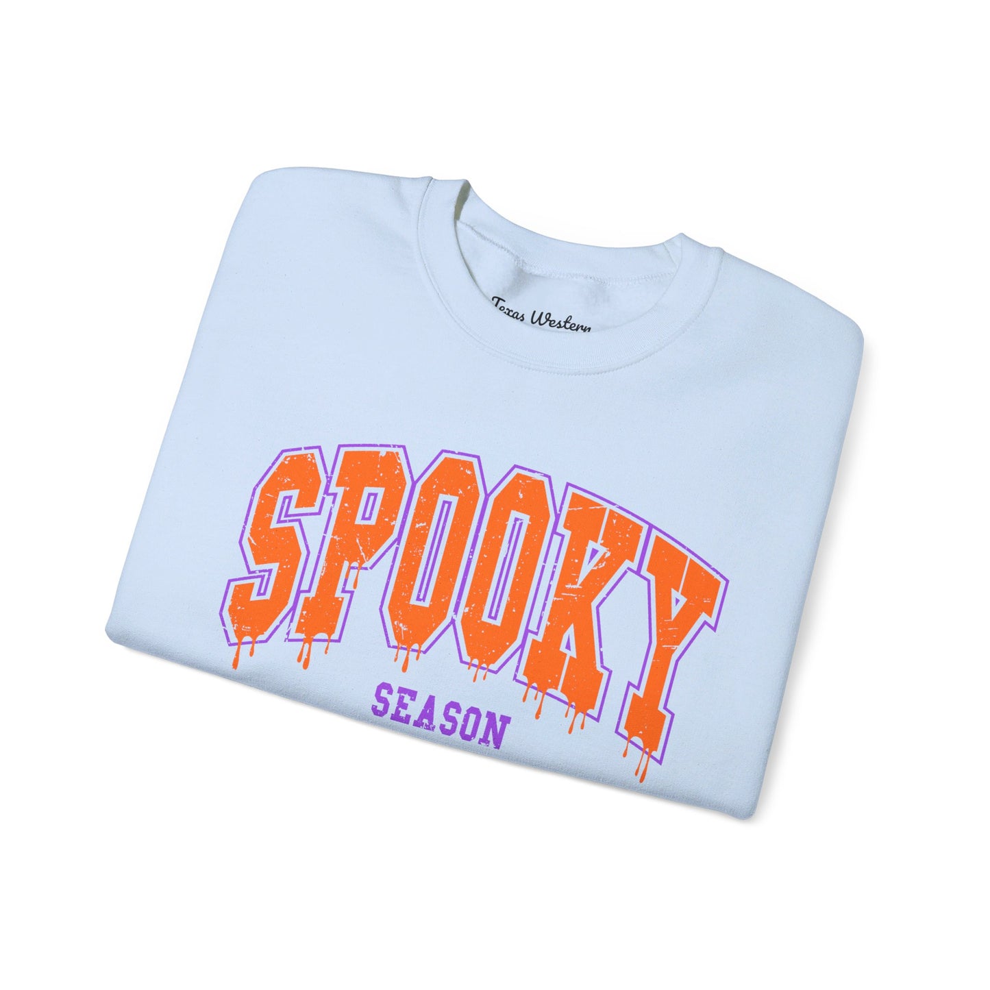 Orange Spooky Season Crewneck - Gildan