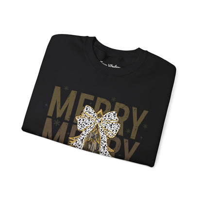 Camo Merry Christmas Crewneck - Gildan