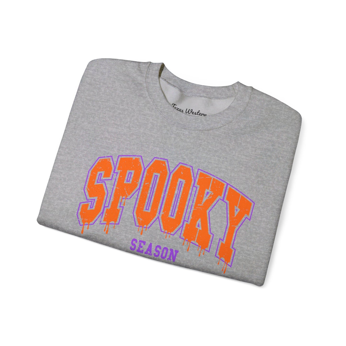 Orange Spooky Season Crewneck - Gildan