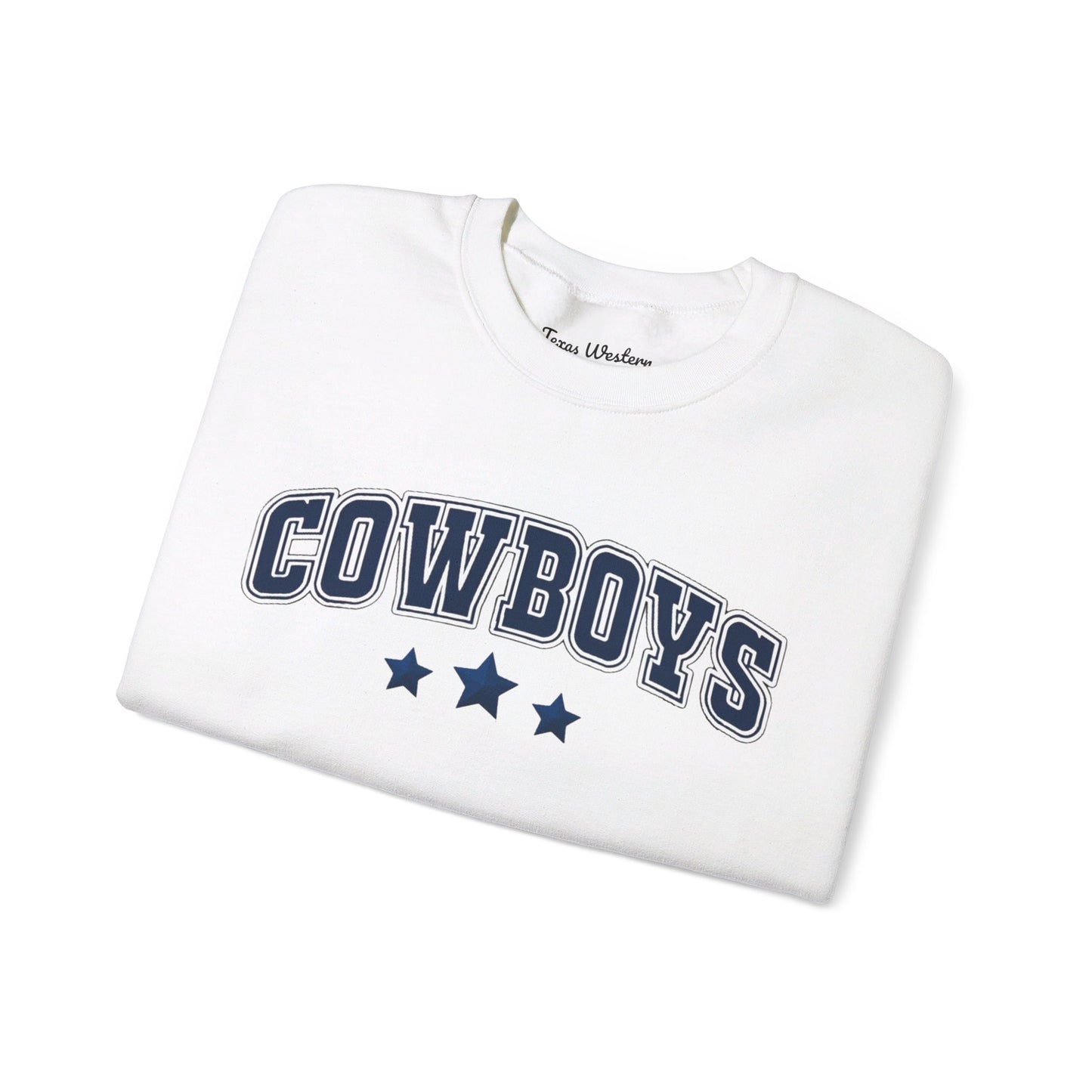 Cowboys Stars Crewneck - Gildan