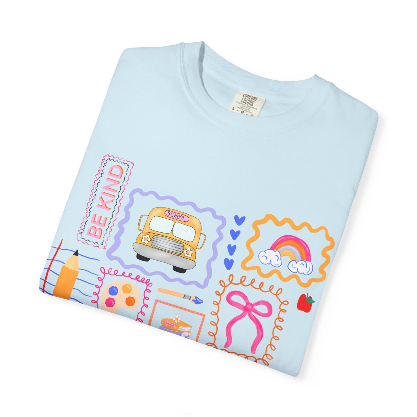 Back to School Collage Tee - Comfort Colors
