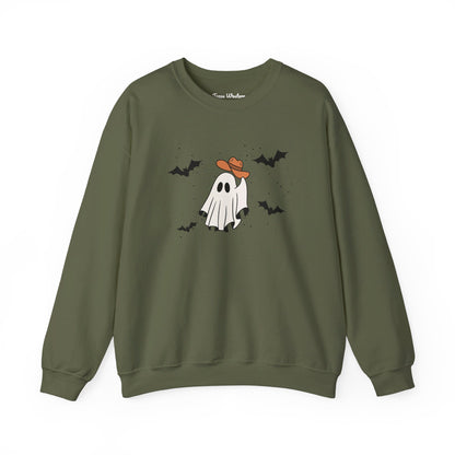 Ghost Cowboy Crewneck - Gildan