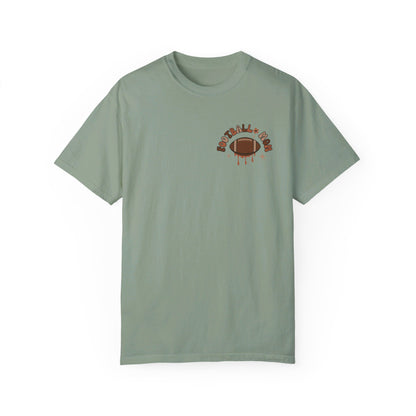 Football Mom Front/Back Tee - Comfort Colors