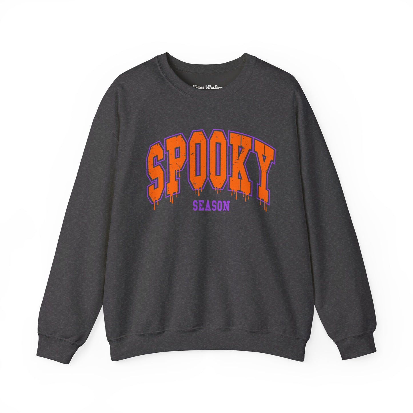 Orange Spooky Season Crewneck - Gildan