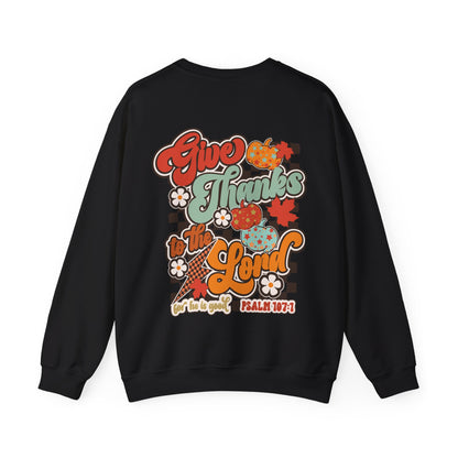 Give Thanks To The Lord - Red - Front/Back - Gildan