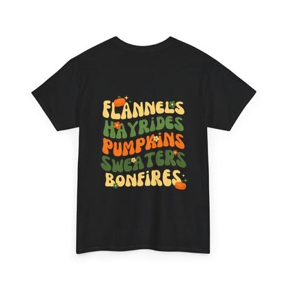 Fall Things Tee Front/Back Design - Gildan
