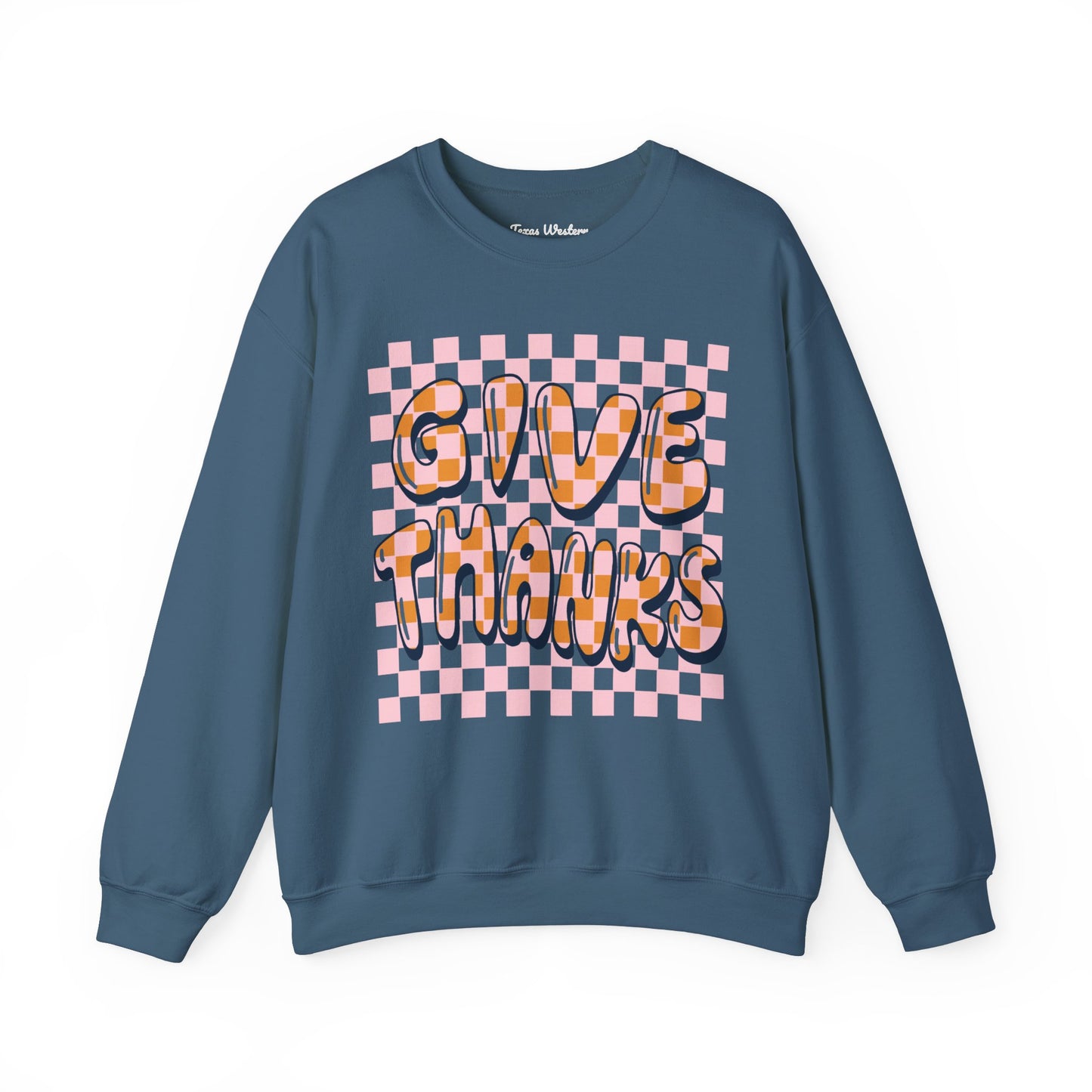 Give Thanks Crewneck - Gildan