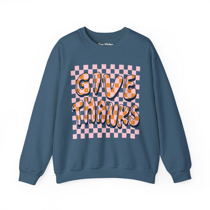 Give Thanks Crewneck - Gildan