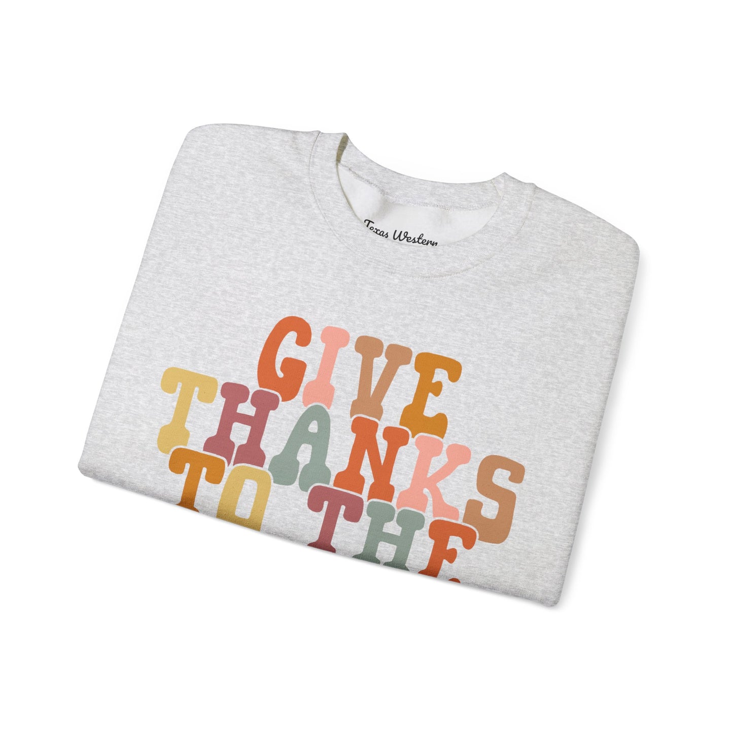 Give Thanks to the Lord Crewneck - Gildan