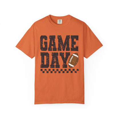 Game Day Checkered Tee - Comfort Colors