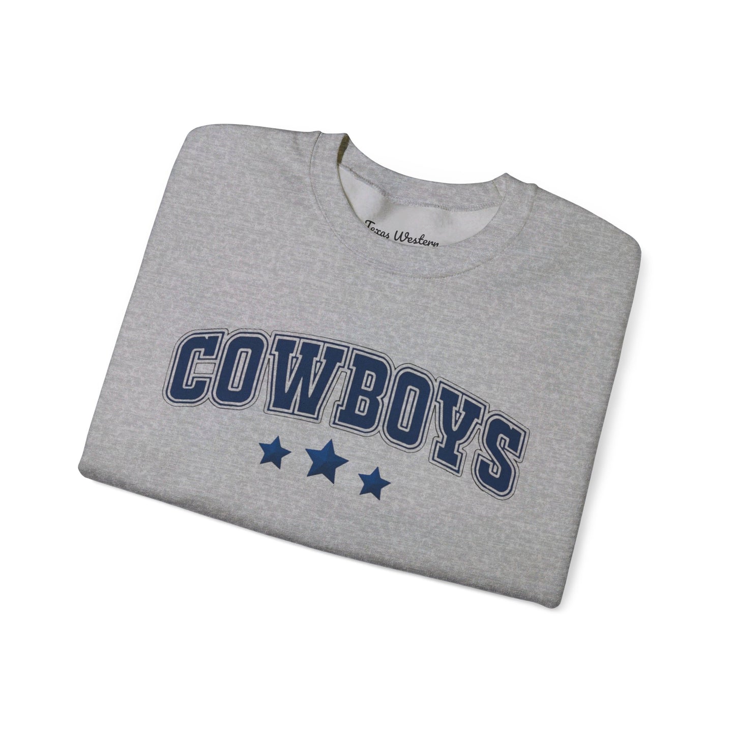 Cowboys Stars Crewneck - Gildan
