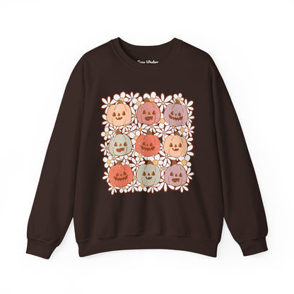 Nine Pumpkins Crewneck - Gildan