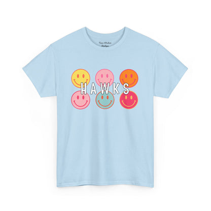 Hawks Smiley Tee  - Gildan