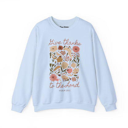 Give Thanks Boho Crewneck - Gildan
