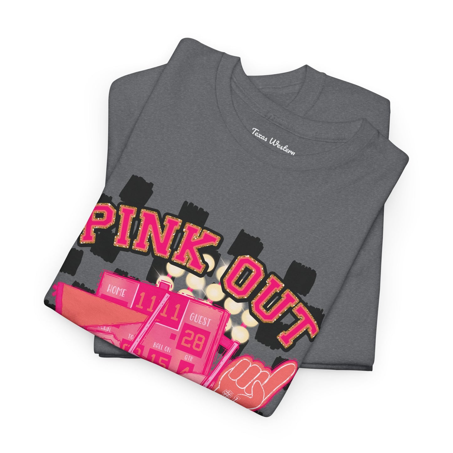 Pink Out Hawks Tee - Gildan