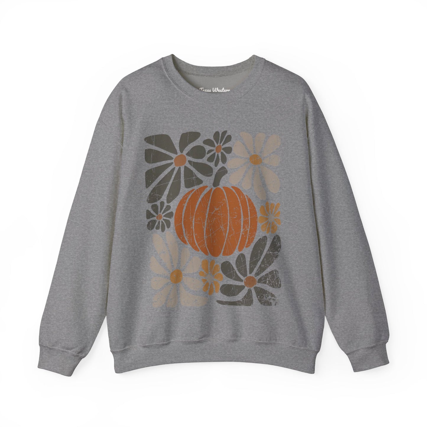 Boho Pumpkin Dark Crewneck - Gildan