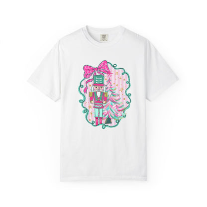 Pink Bow Nutcracker Tee - Comfort Colors