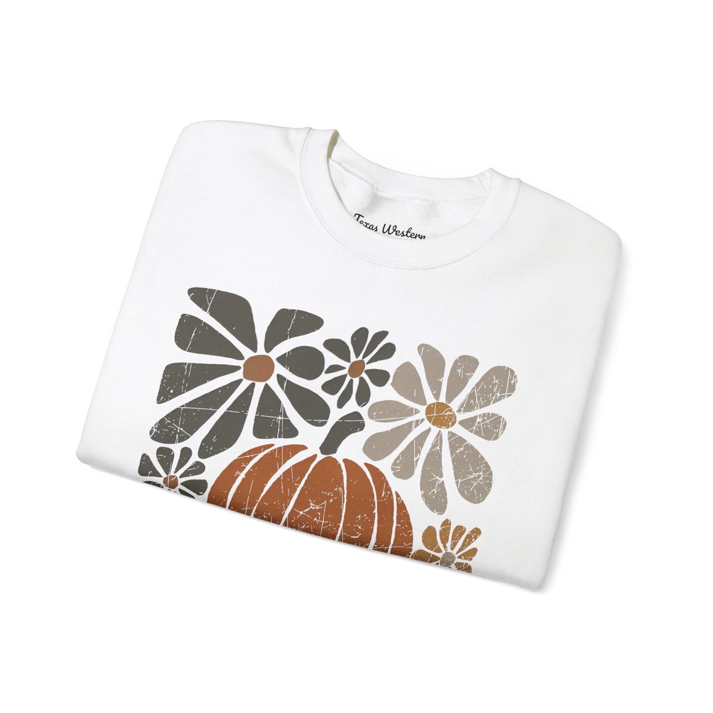 Boho Pumpkin Dark Crewneck - Gildan