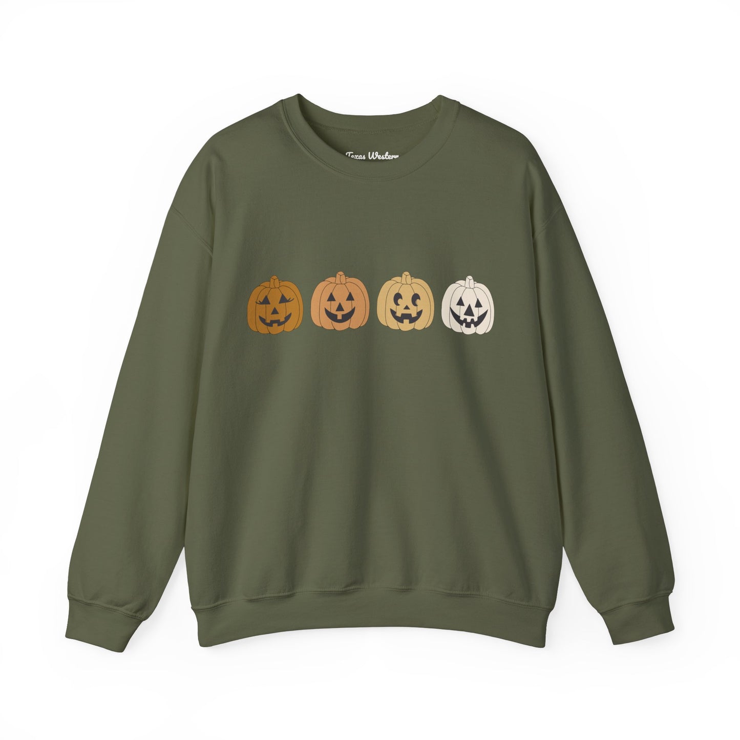 Four Pumpkins Crewneck - Gildan