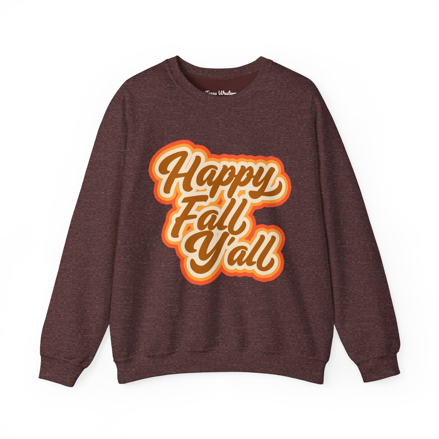 Happy Fall Y'all Crewneck - Gildan