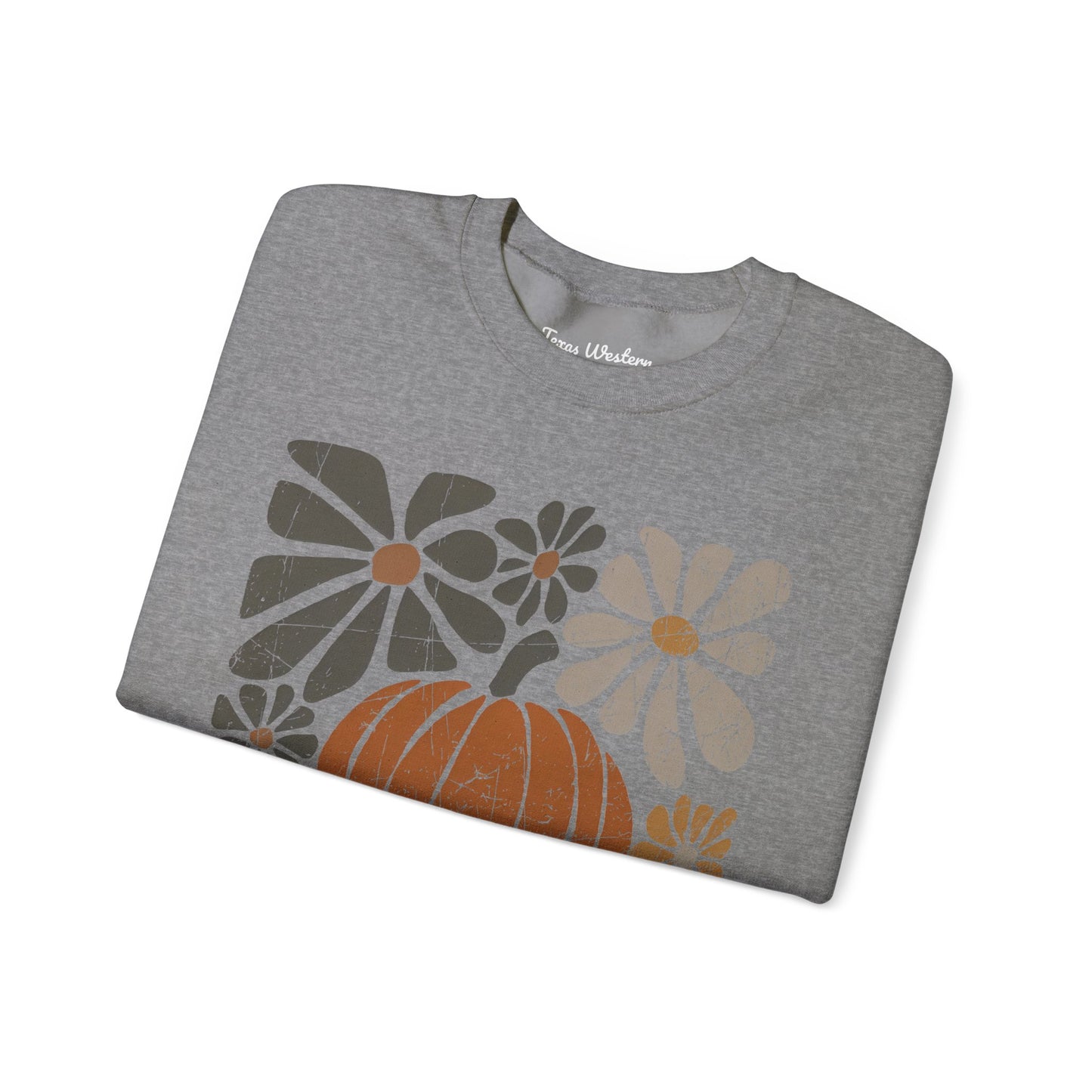 Boho Pumpkin Dark Crewneck - Gildan