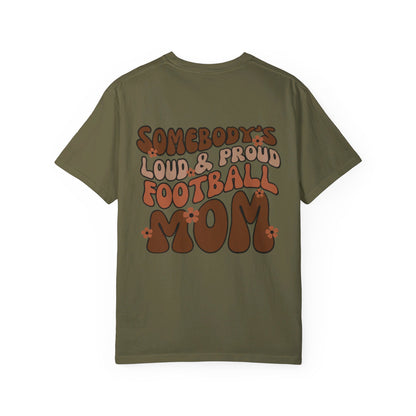 Football Mom Front/Back Tee - Comfort Colors