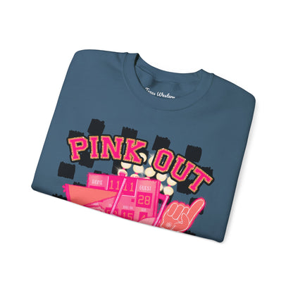 Pink Out Hawks Crewneck - Gildan