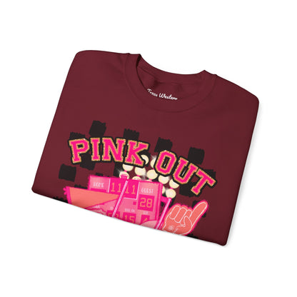 Pink Out Hawks Crewneck - Gildan