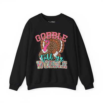 Gobble Till you Wobble Crewneck - Gildan