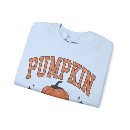 Pumpkin Season Varsity Font Crewneck - Gildan