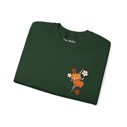 Give Thanks To The Lord Crewneck - Green - Gildan