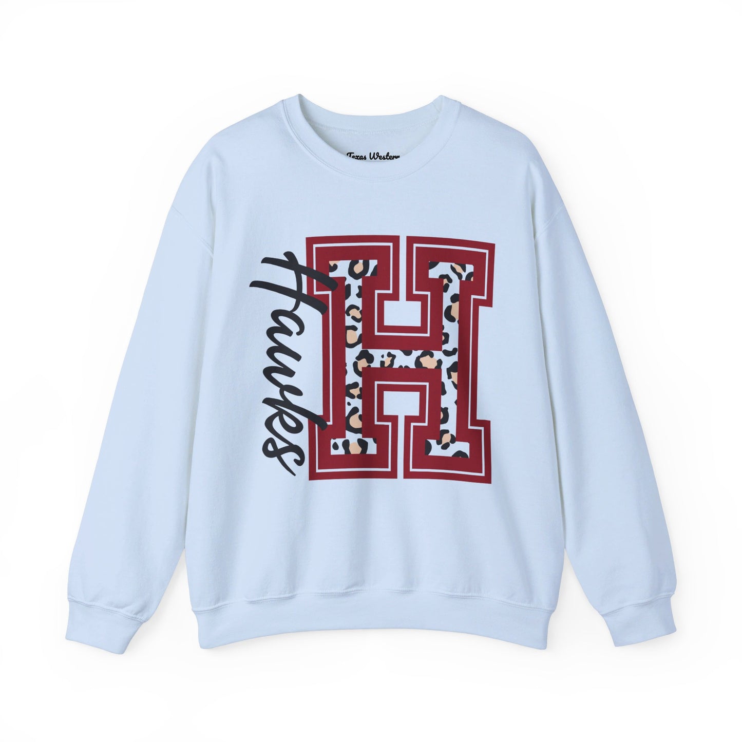 Hawks Cheetah Crewneck - Gildan