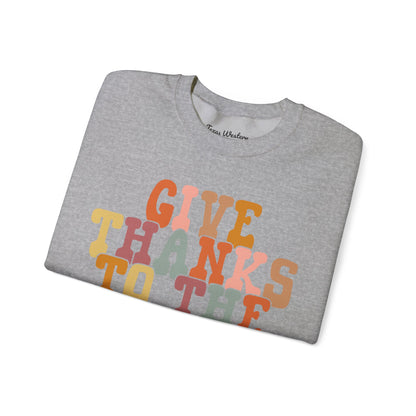 Give Thanks to the Lord Crewneck - Gildan
