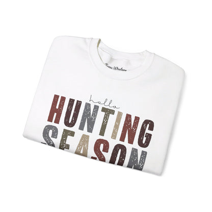 Hello Hunting Season Crewneck - Gildan