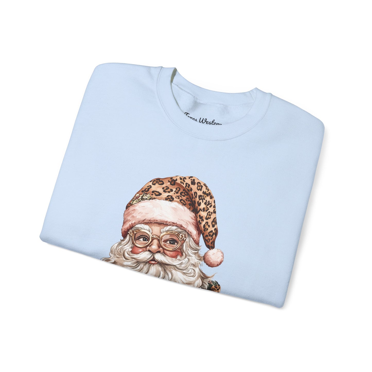 Cheetah Santa Crewneck - Gildan