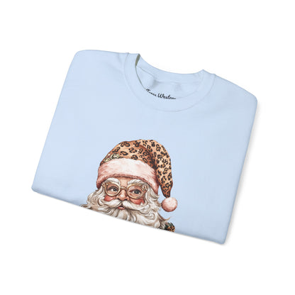 Cheetah Santa Crewneck - Gildan