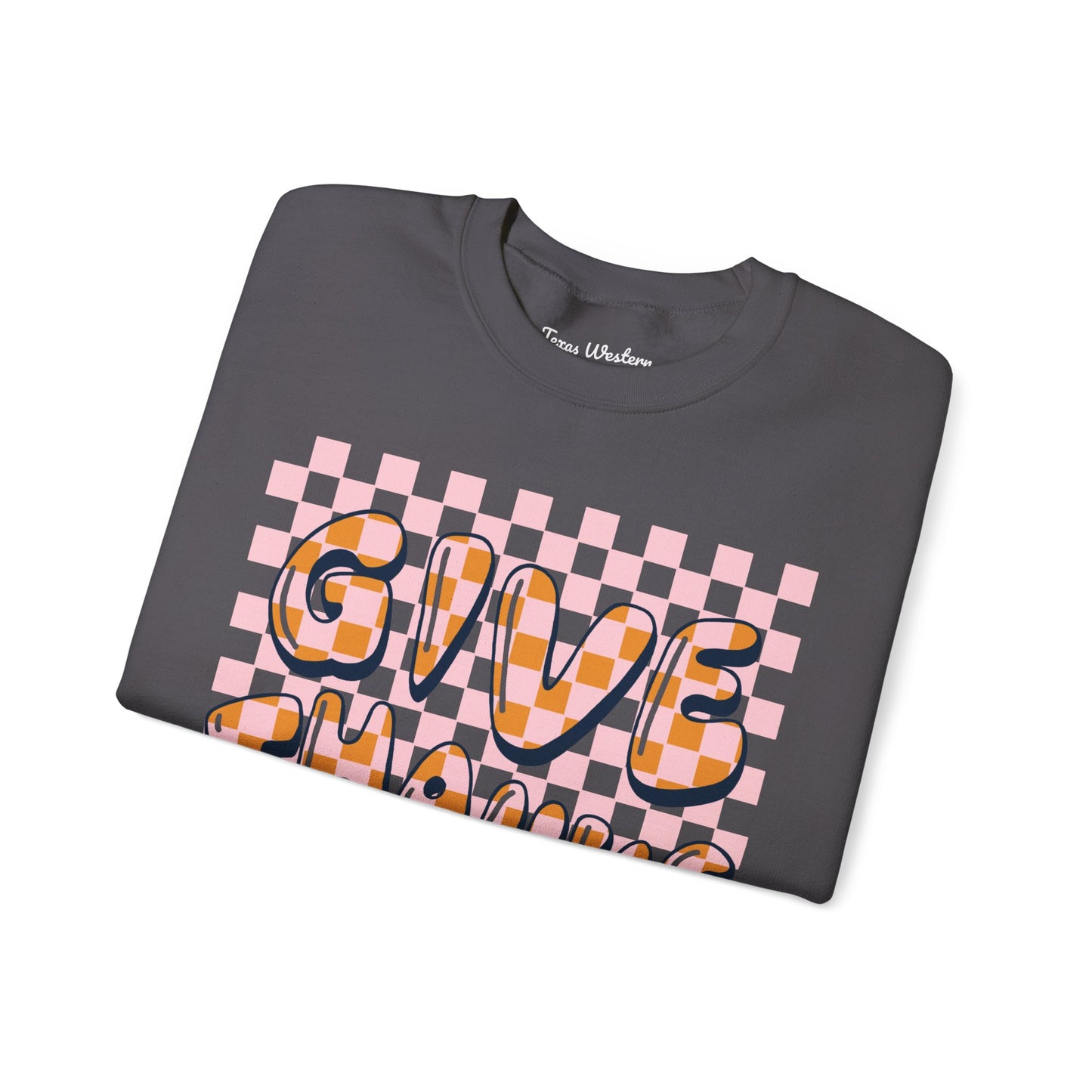 Give Thanks Crewneck - Gildan