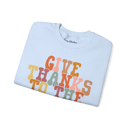 Give Thanks to the Lord Crewneck - Gildan