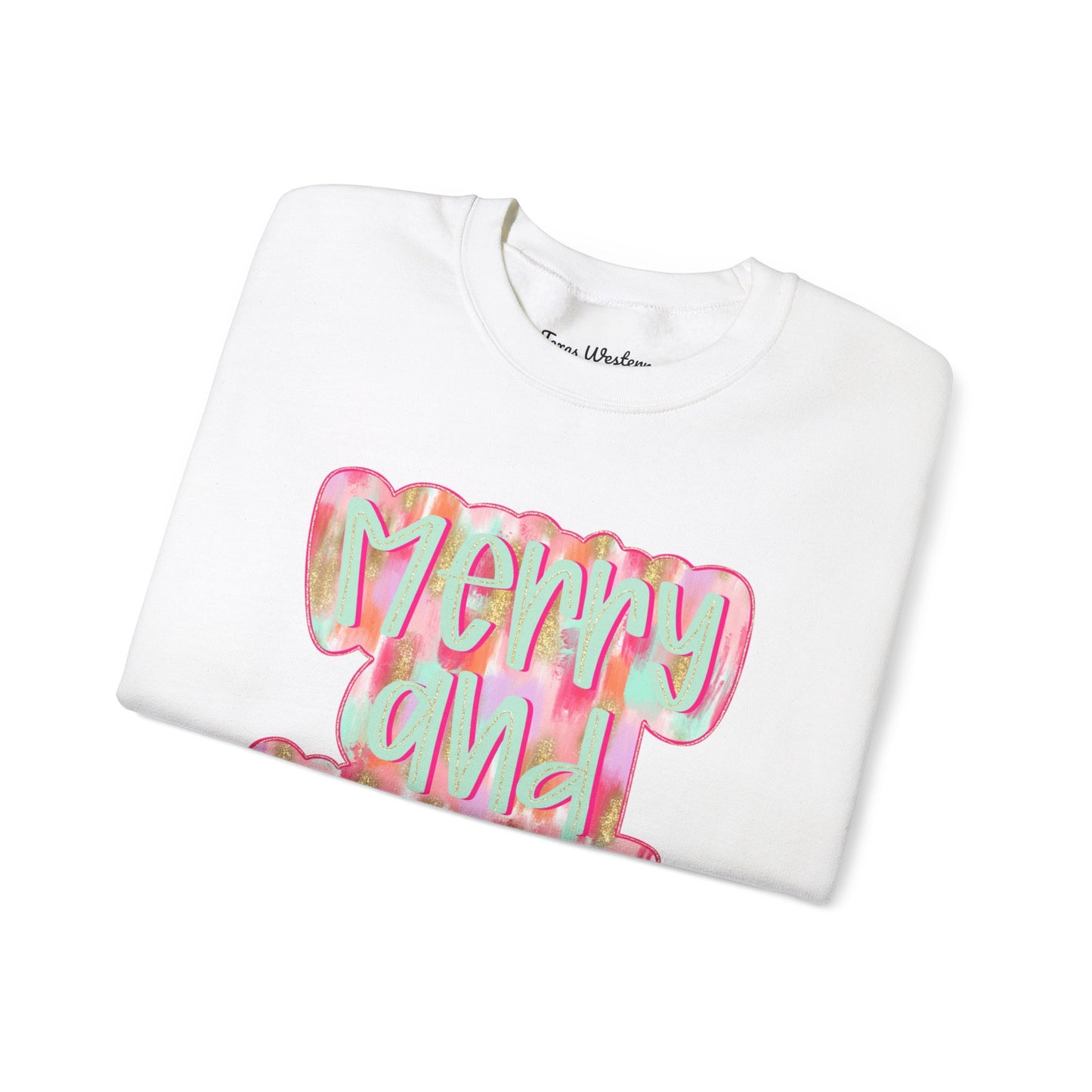 Merry & Bright Crewneck - Gildan