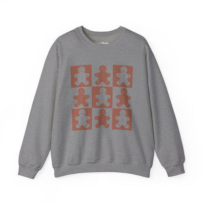 Checkered Gingerbread Crewneck - Gildan
